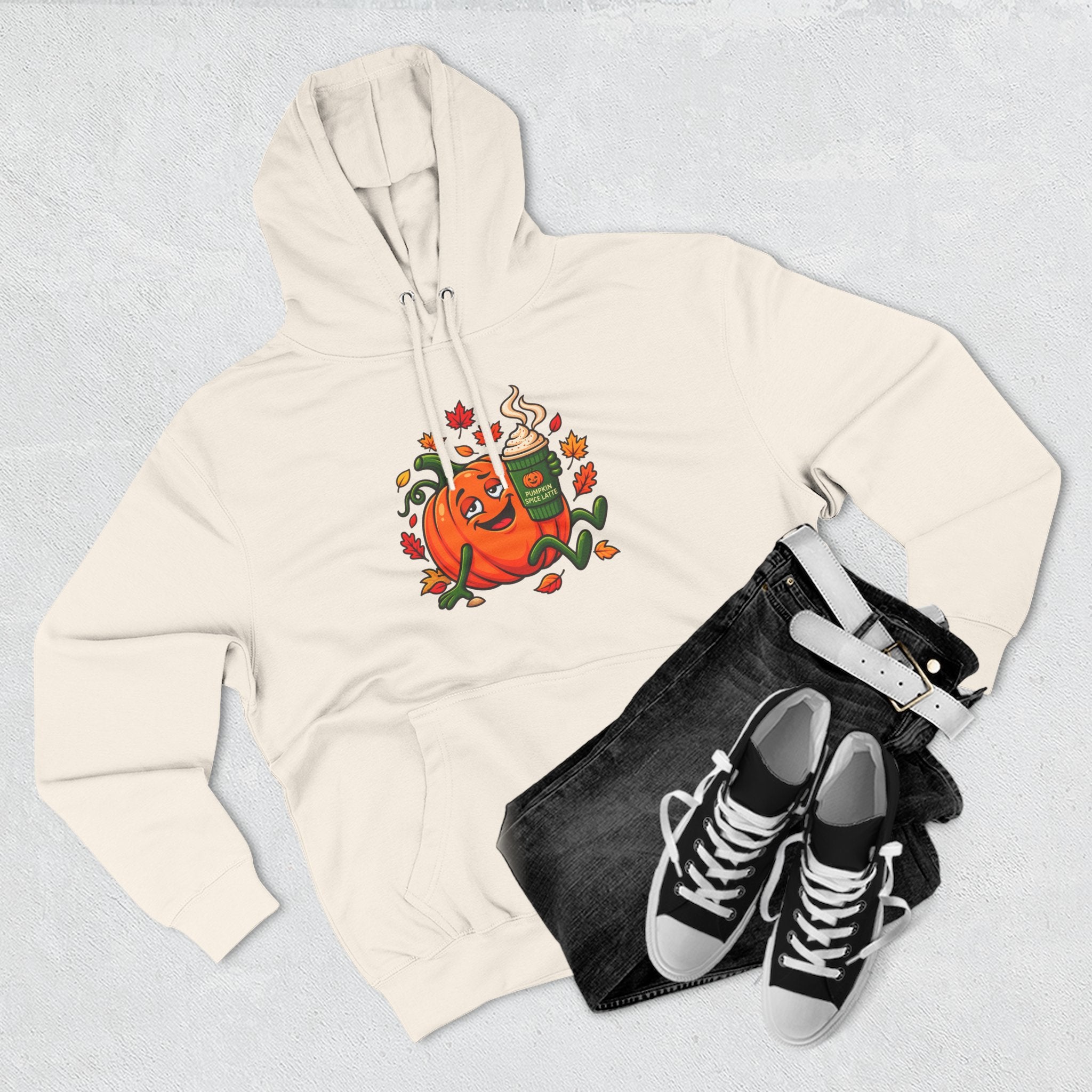 Pumpkin & Pumpkin Spice Hoodie — Cute Autumn Coffee Fall Sweatshirt