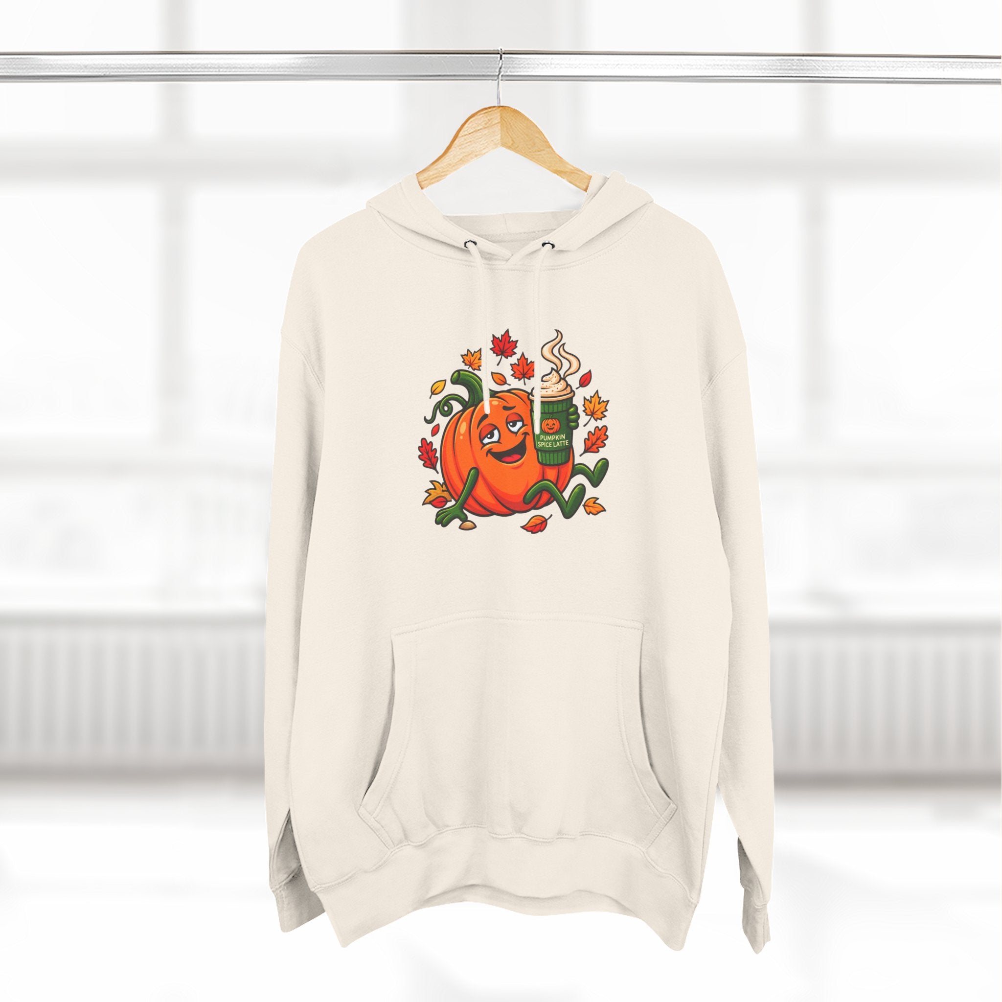 Pumpkin & Pumpkin Spice Hoodie — Cute Autumn Coffee Fall Sweatshirt