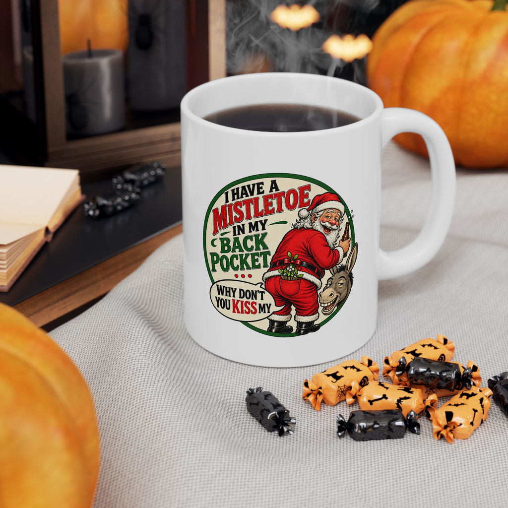 Bad Santa Christmas Mug -  Holiday Coffee Cup (11oz/15oz)
