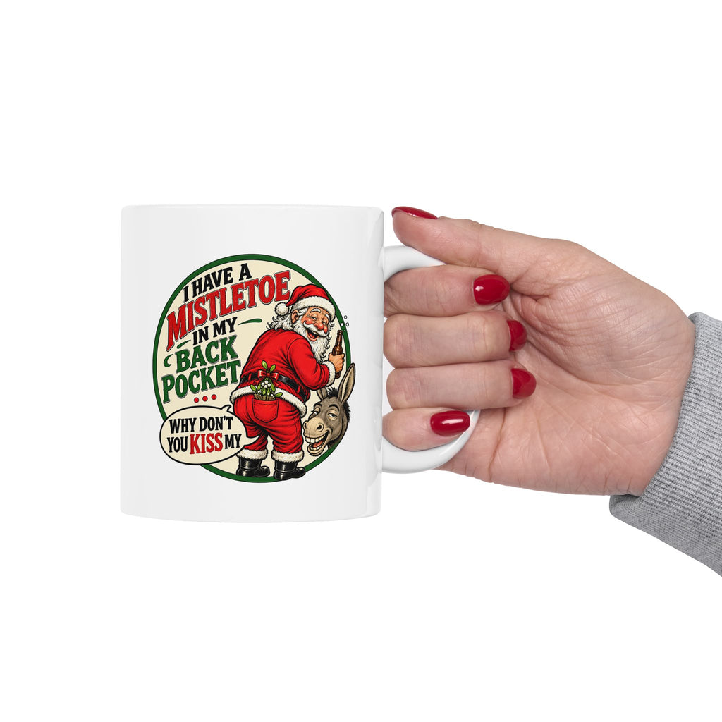 Bad Santa Christmas Mug -  Holiday Coffee Cup (11oz/15oz)