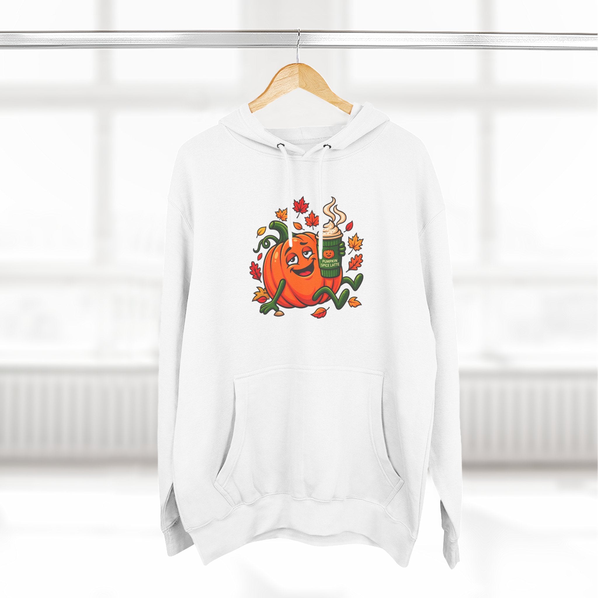 Pumpkin & Pumpkin Spice Hoodie — Cute Autumn Coffee Fall Sweatshirt